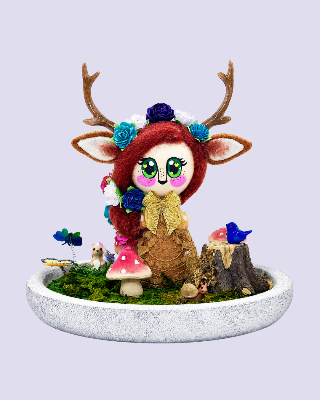 Custom Shadowboxes, Terrariums, and Art Dolls. Oh my!