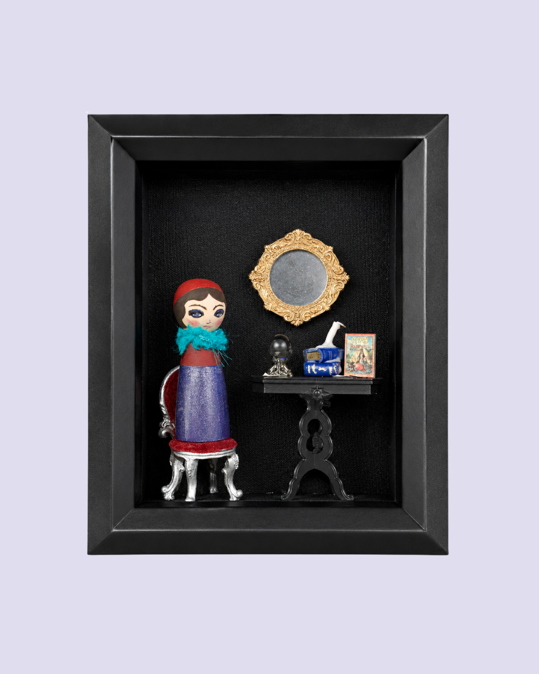 Custom Shadowboxes, Terrariums, and Art Dolls. Oh my!