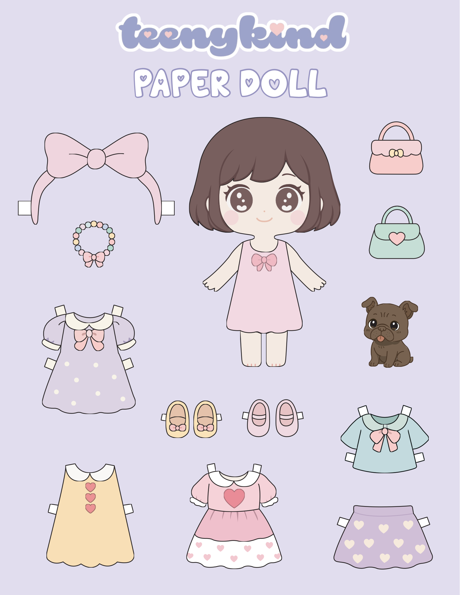 Teenykind Paper Doll